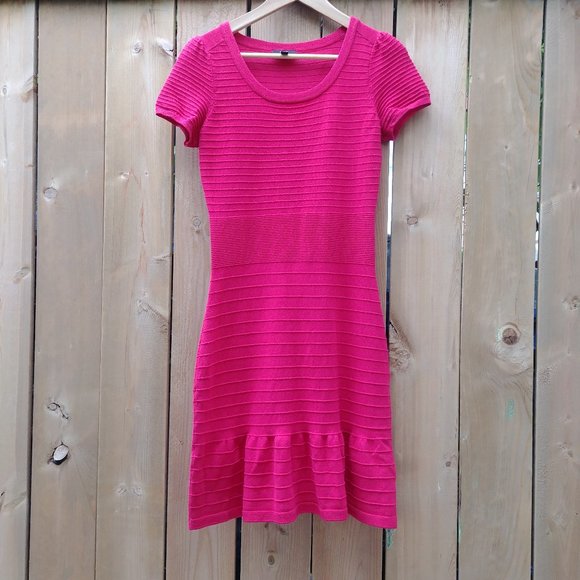 Cherry Red Jacob Stretch Wiggle Dress Size S - Picture 1 of 4